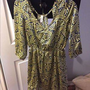 3/4 Sleeve Pink Owl Dress